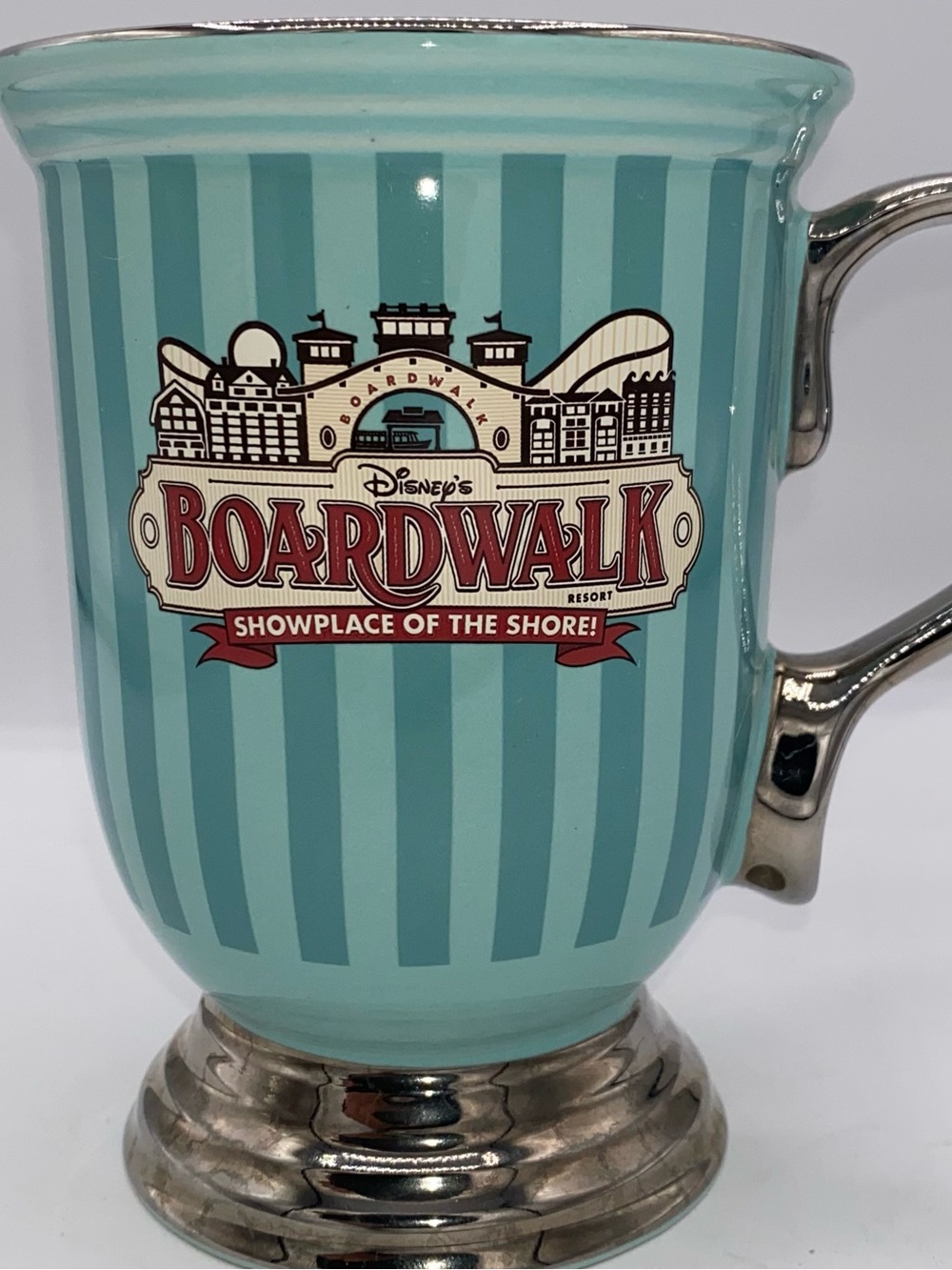 Disney World Parks Boardwalk Resort DVC Coffee Mug Mickey Minnie 14oz Mug   AB02